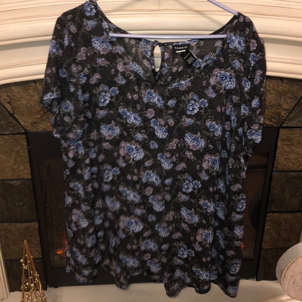 Torrid Floral High-Low Babydoll